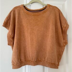 Pilcro cropped sweatshirt t shirt